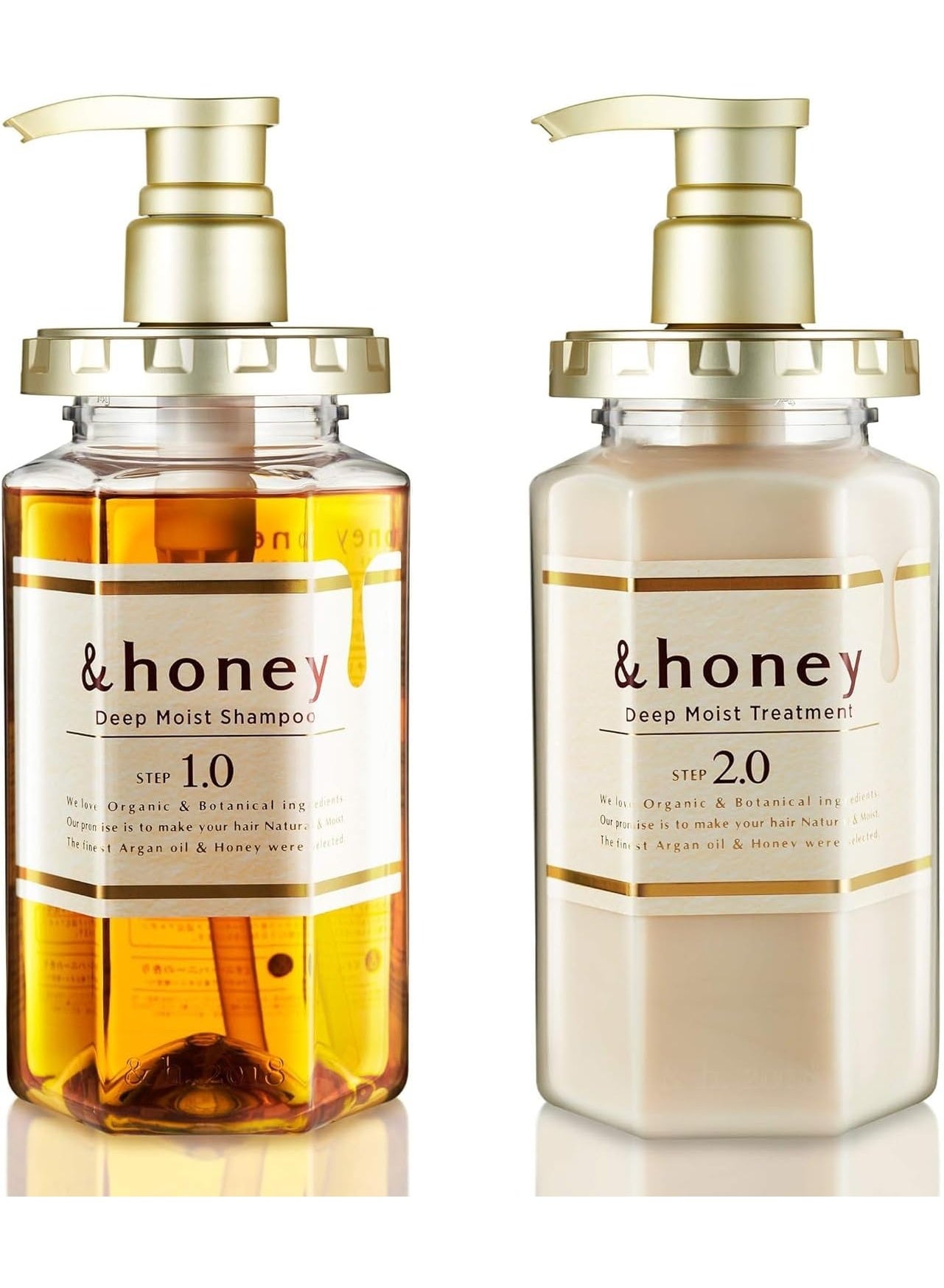 &honey Deep Moist Duo | &honey Deep Moist Shampoo|440ml and &honey Deep Moist Treatment |445m